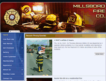 Tablet Screenshot of millsborofire.com